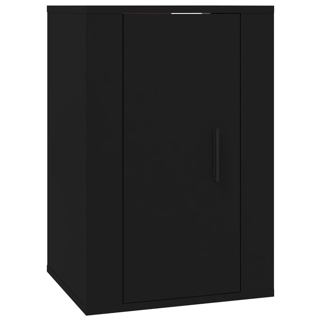 Seinäkiinnitettävät TV-tasot 2 kpl musta 40x34,5x60 cm - Sisustajankoti.fi