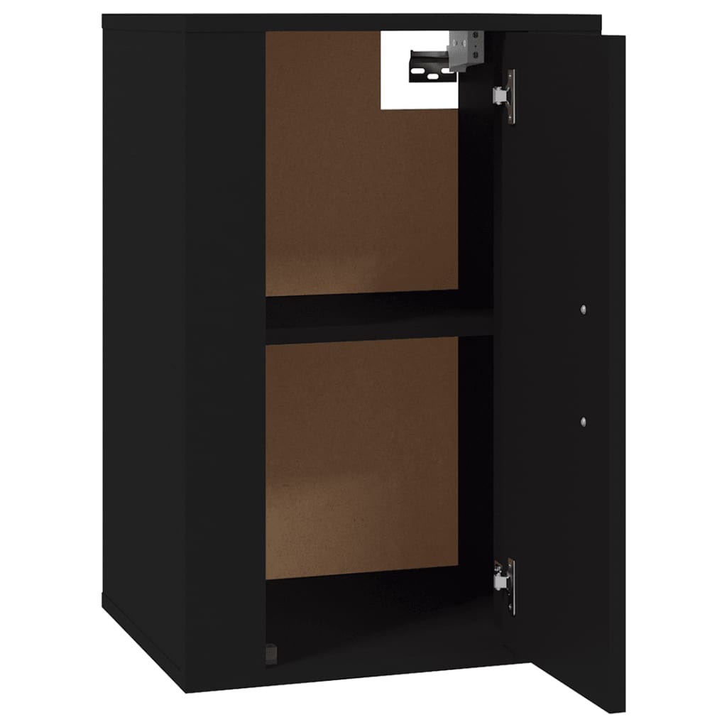 Seinäkiinnitettävät TV-tasot 2 kpl musta 40x34,5x60 cm - Sisustajankoti.fi