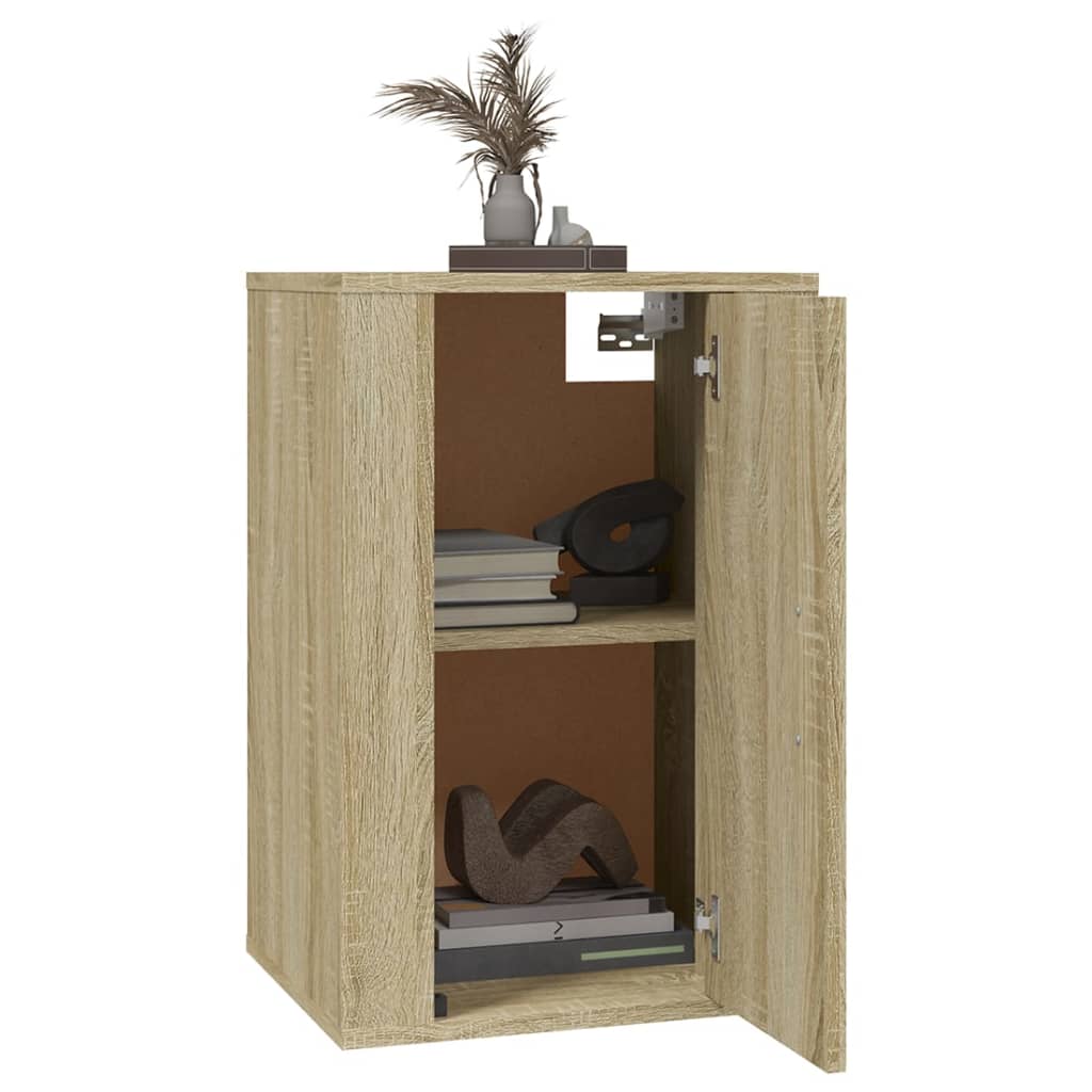 Seinäkiinnitettävät TV-tasot 2 kpl Sonoma-tammi 40x34,5x60 cm - Sisustajankoti.fi