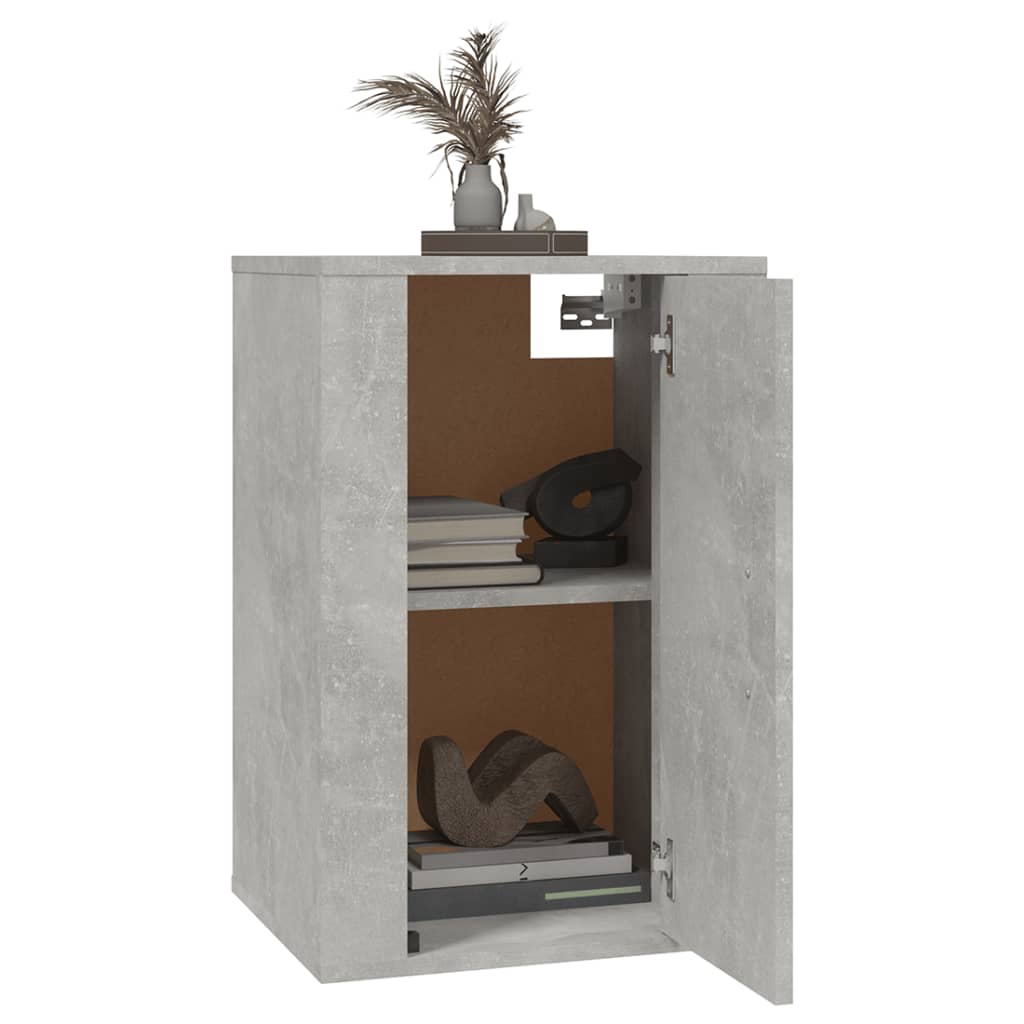 Seinäkiinnitettävät TV-tasot 2 kpl betoninharmaa 40x34,5x60 cm - Sisustajankoti.fi