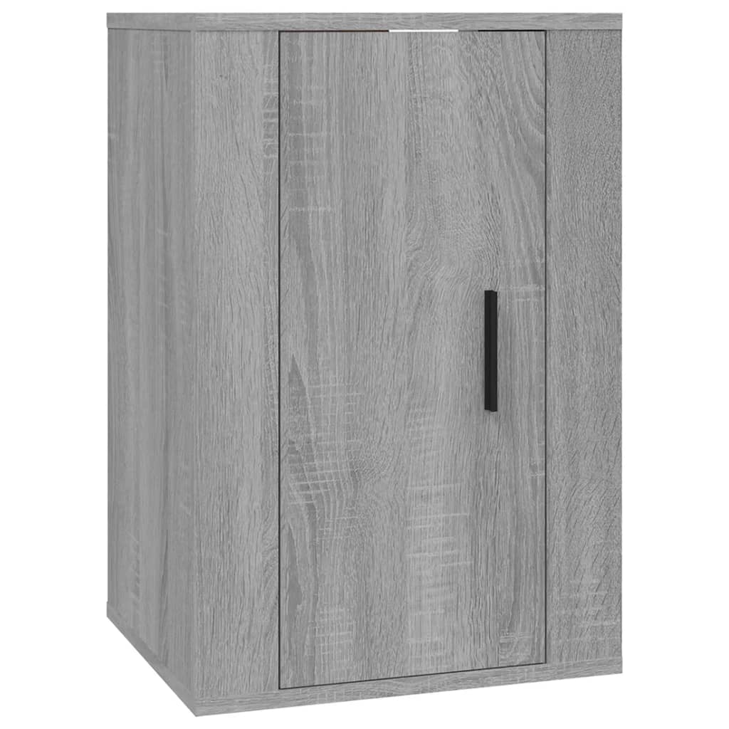 Seinäkiinnitettävät TV-tasot 2 kpl harmaa Sonoma 40x34,5x60 cm - Sisustajankoti.fi