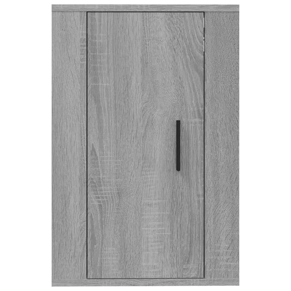Seinäkiinnitettävät TV-tasot 2 kpl harmaa Sonoma 40x34,5x60 cm - Sisustajankoti.fi