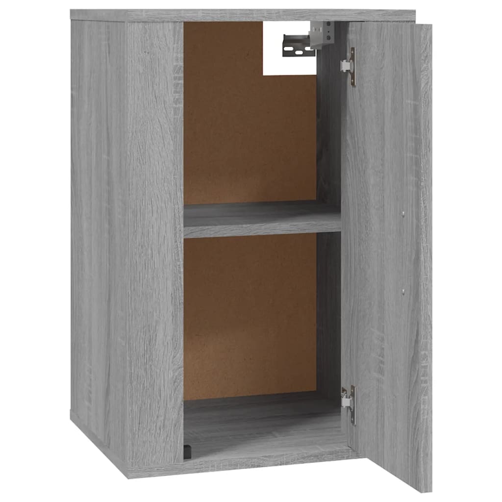 Seinäkiinnitettävät TV-tasot 2 kpl harmaa Sonoma 40x34,5x60 cm - Sisustajankoti.fi