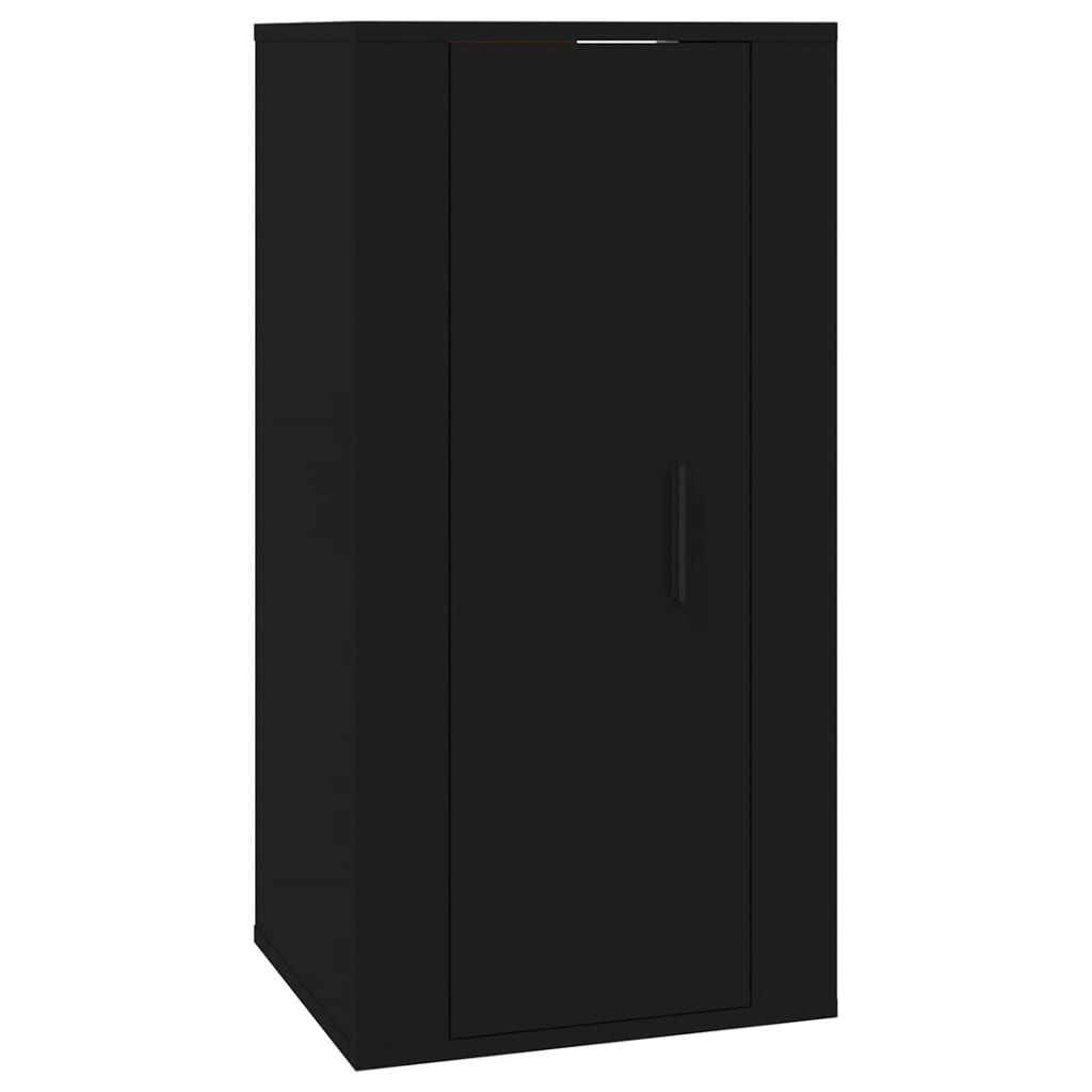 Seinäkiinnitettävä TV-taso musta 40x34,5x80 cm - Sisustajankoti.fi