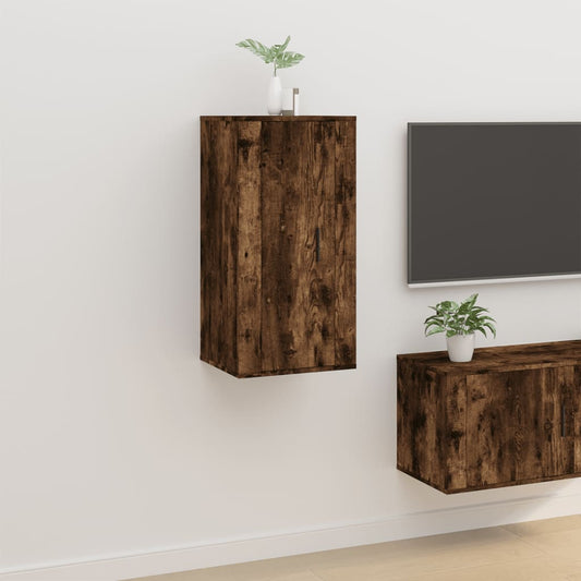 Seinäkiinnitettävä TV-taso savutammi 40x34,5x80 cm - Sisustajankoti.fi
