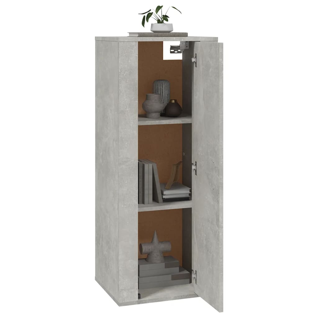 Seinäkiinnitettävä TV-taso betoninharmaa 40x34,5x100 cm - Sisustajankoti.fi