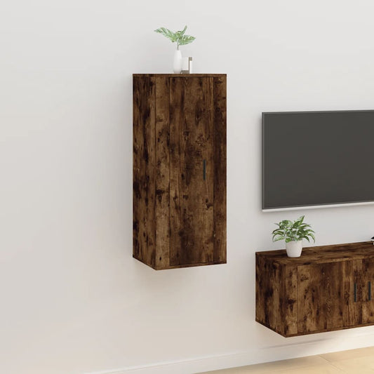 Seinäkiinnitettävä TV-taso savutammi 40x34,5x100 cm - Sisustajankoti.fi