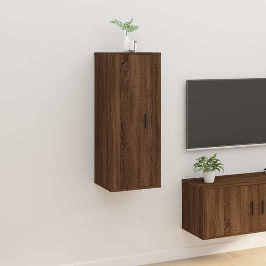 Seinäkiinnitettävä TV-taso ruskea tammi 40x34,5x100 cm - Sisustajankoti.fi