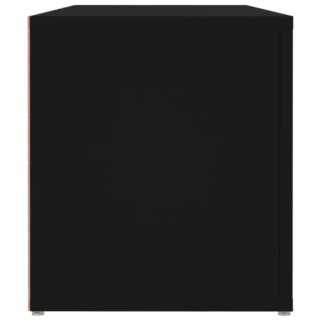 TV-taso musta 100x31,5x35 cm tekninen puu - Sisustajankoti.fi