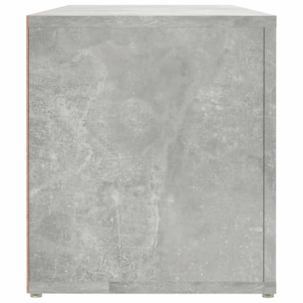 TV-taso betoninharmaa 100x31,5x35 cm tekninen puu - Sisustajankoti.fi
