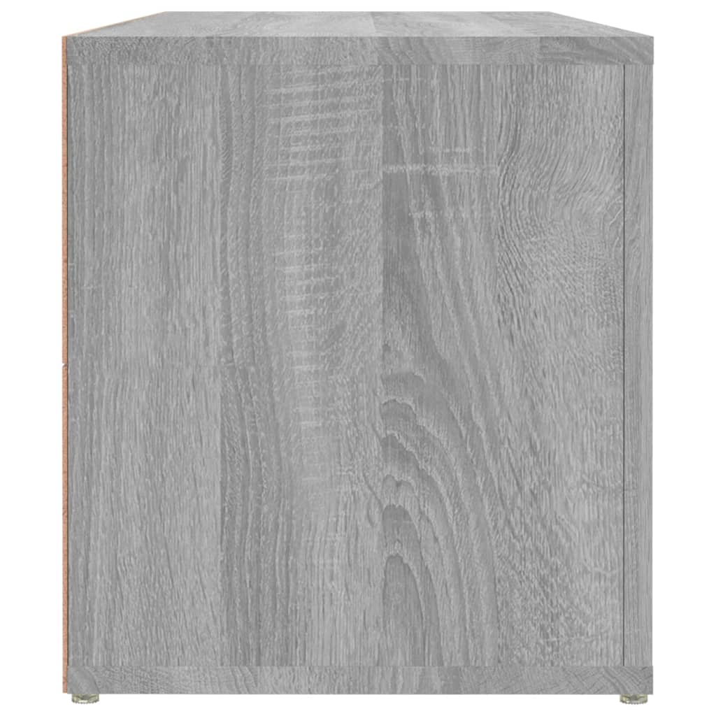 TV-taso harmaa Sonoma 100x31,5x35 cm tekninen puu - Sisustajankoti.fi