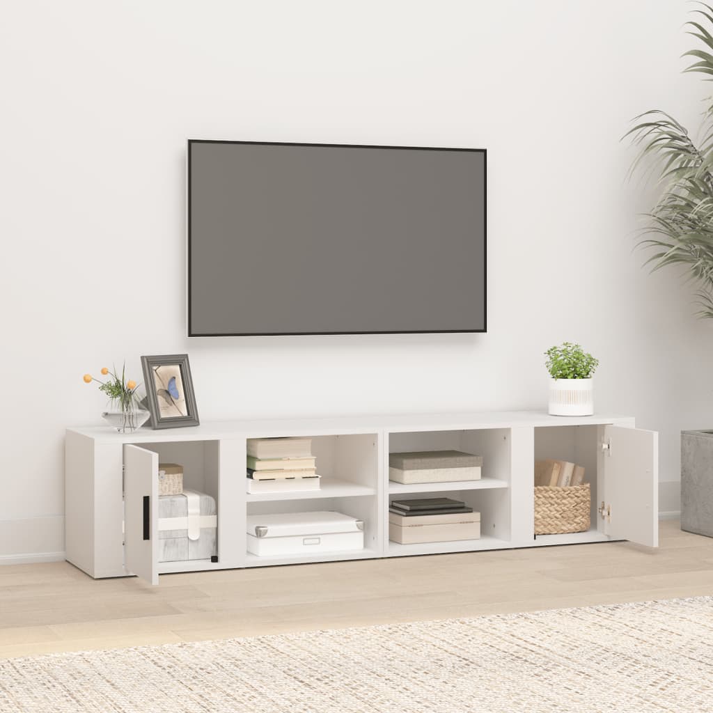 Seinäkaapit 2 kpl valkoinen 80x31,5x36 cm tekninen puu - Sisustajankoti.fi