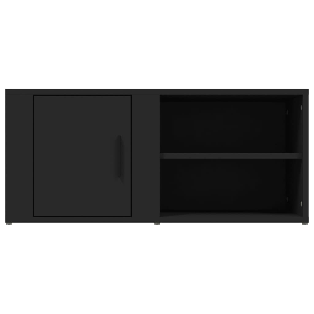 Seinäkaapit 2 kpl musta 80x31,5x36 cm tekninen puu - Sisustajankoti.fi