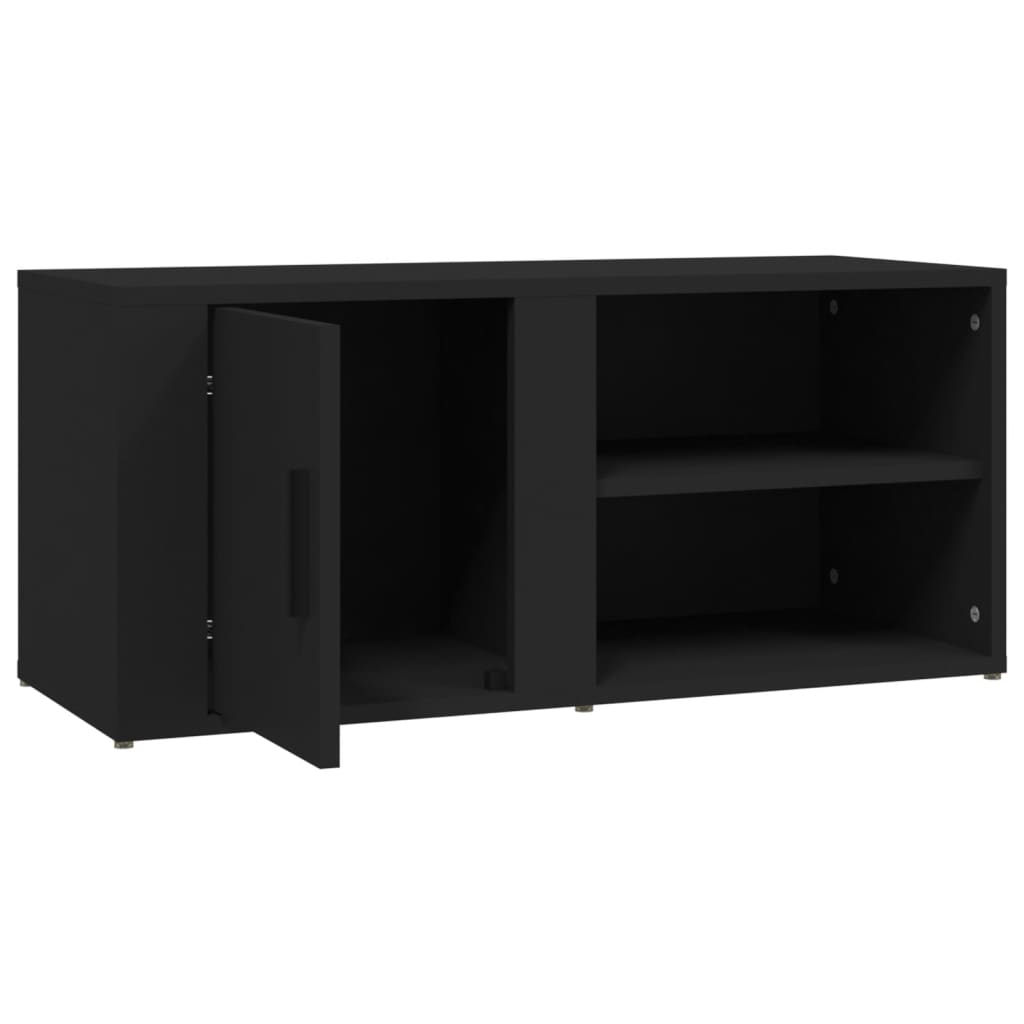 Seinäkaapit 2 kpl musta 80x31,5x36 cm tekninen puu - Sisustajankoti.fi