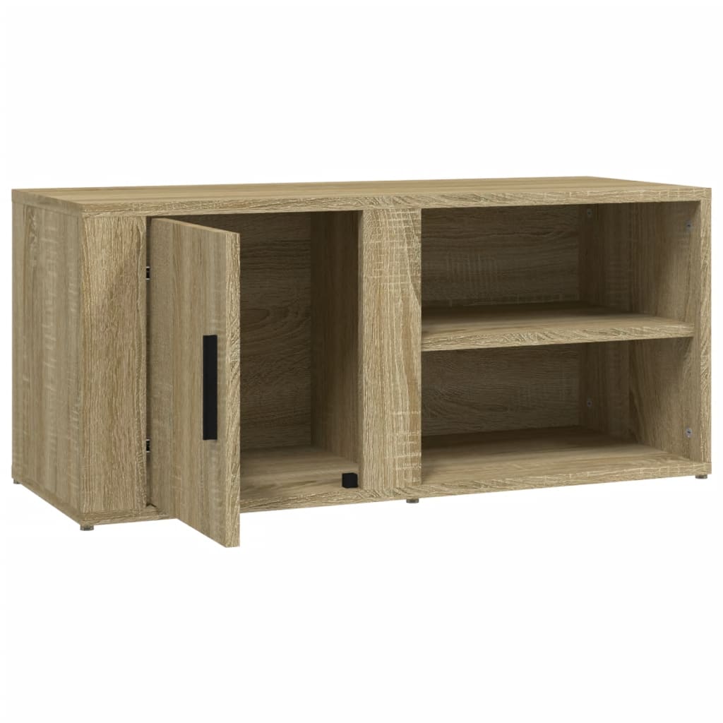 TV-taso Sonoma-tammi 80x31,5x36 cm tekninen puu - Sisustajankoti.fi