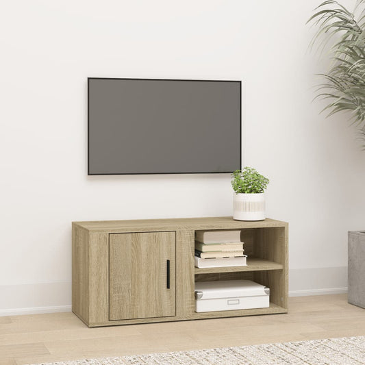 TV-taso Sonoma-tammi 80x31,5x36 cm tekninen puu - Sisustajankoti.fi