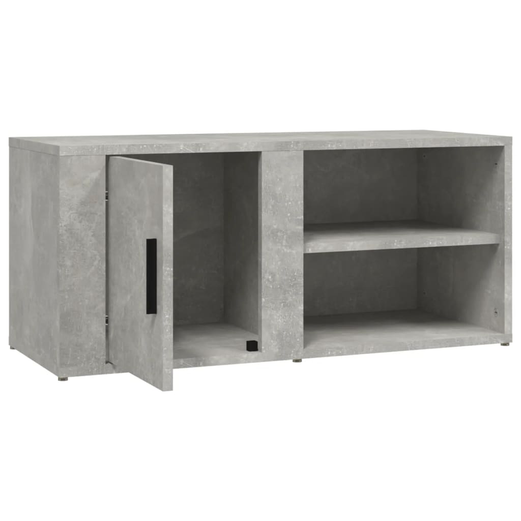 Seinäkaapit 2 kpl betoninharmaa 80x31,5x36 cm tekninen puu - Sisustajankoti.fi