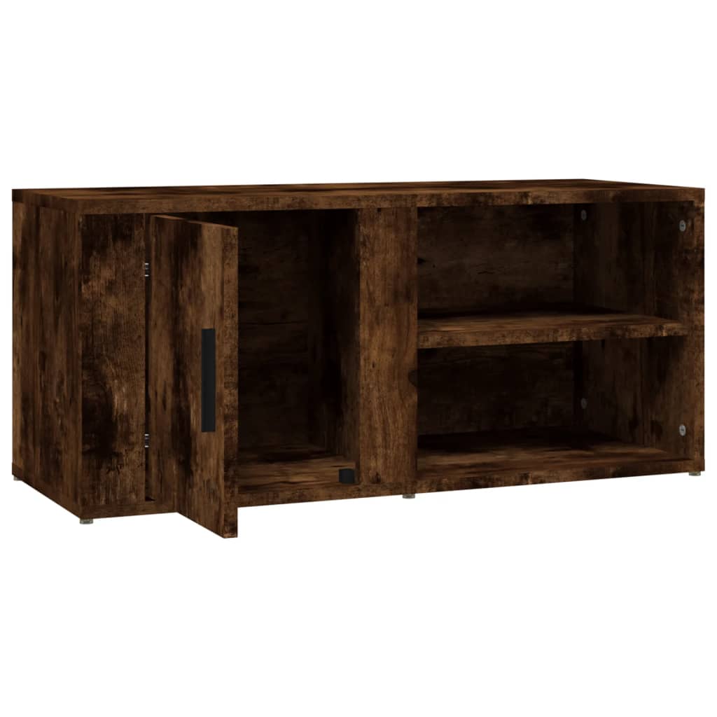 TV-kaapit 2 kpl savutammi 80x31,5x36 cm tekninen puu - Sisustajankoti.fi