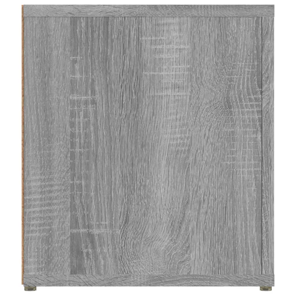 TV-taso harmaa Sonoma 80x31,5x36 cm tekninen puu - Sisustajankoti.fi