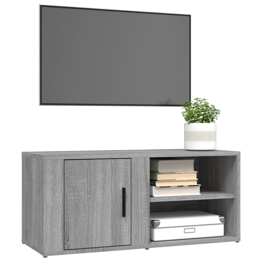 TV-tasot 2 kpl harmaa Sonoma 80x31,5x36 cm - Sisustajankoti.fi