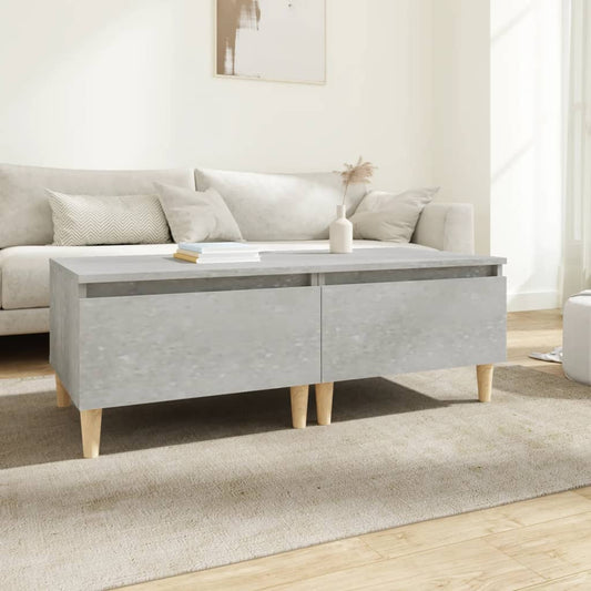 Sivupöydät 2 kpl betoninharmaa 50x46x35 cm tekninen puu - Sisustajankoti.fi