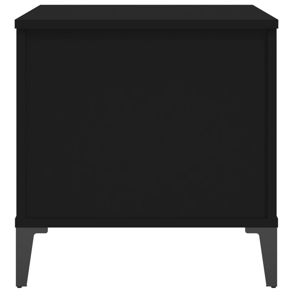 Sohvapöytä musta 60x44,5x45 cm tekninen puu - Sisustajankoti.fi