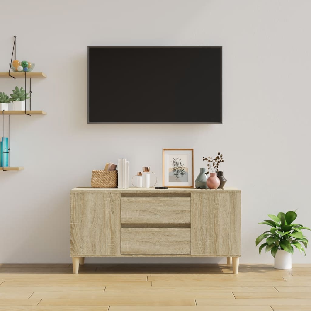 TV-taso Sonoma-tammi 102x44,5x50 cm tekninen puu - Sisustajankoti.fi