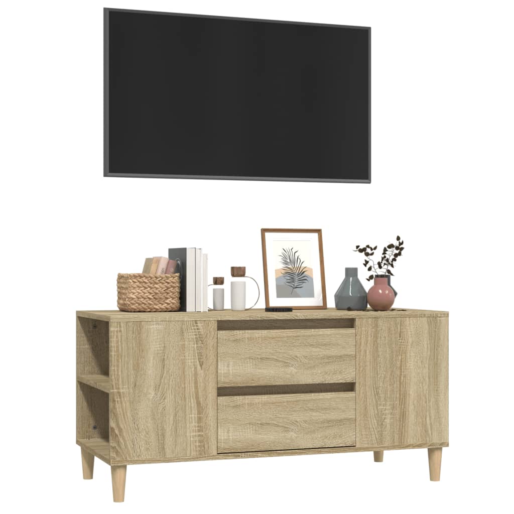 TV-taso Sonoma-tammi 102x44,5x50 cm tekninen puu - Sisustajankoti.fi