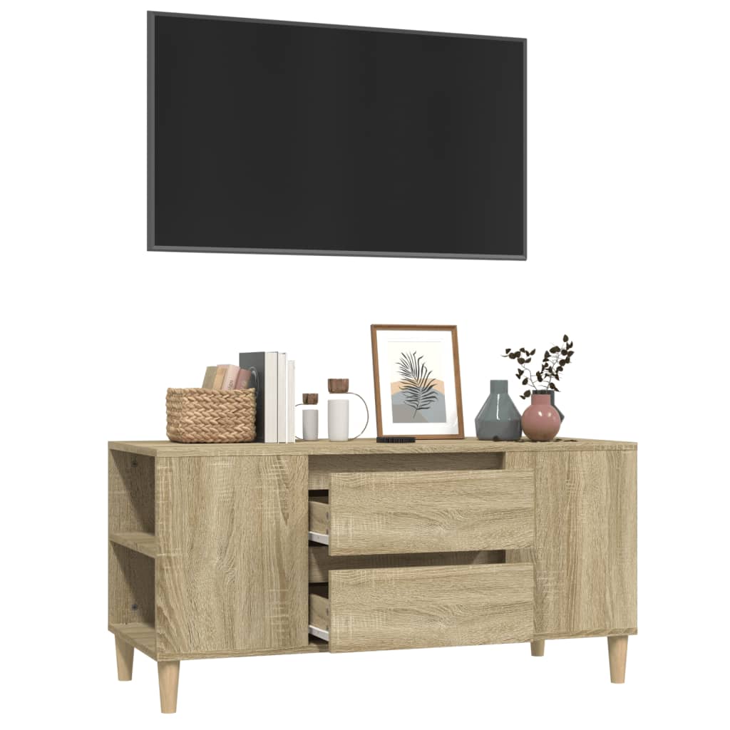 TV-taso Sonoma-tammi 102x44,5x50 cm tekninen puu - Sisustajankoti.fi
