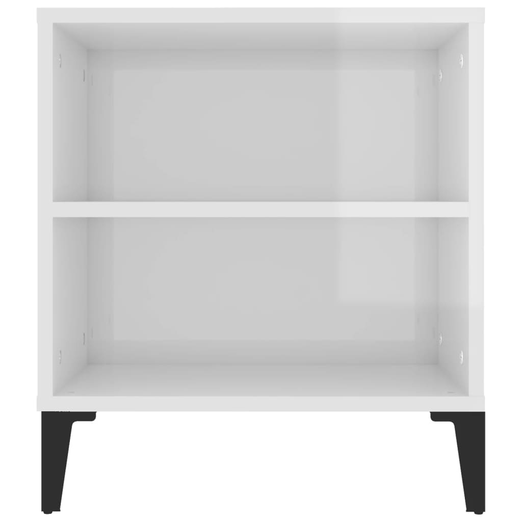 TV-taso korkeakiilto valkoinen 102x44,5x50 cm tekninen puu - Sisustajankoti.fi