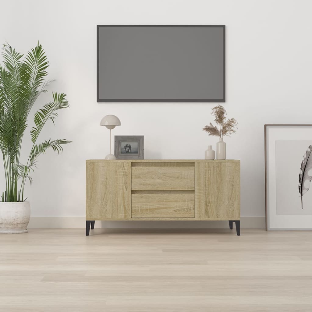 TV-taso Sonoma-tammi 102x44,5x50 cm tekninen puu - Sisustajankoti.fi