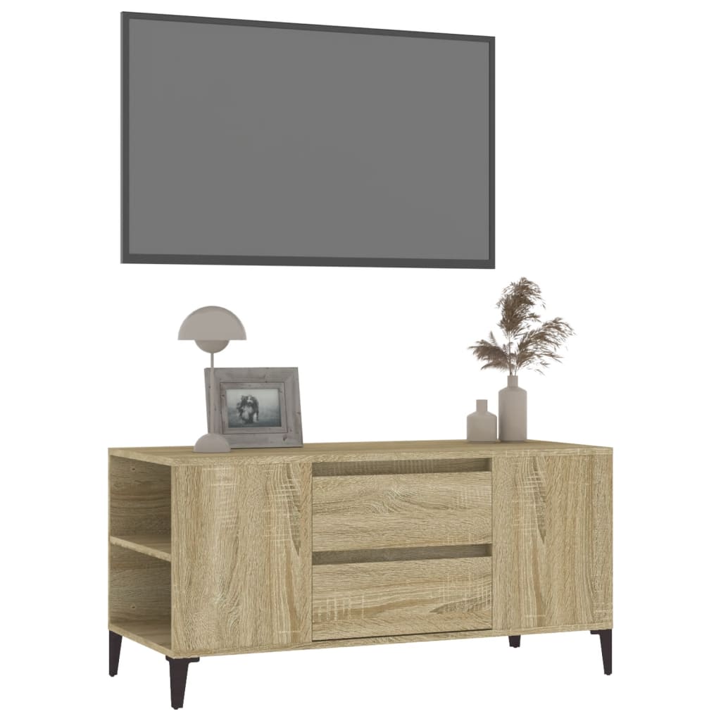 TV-taso Sonoma-tammi 102x44,5x50 cm tekninen puu - Sisustajankoti.fi