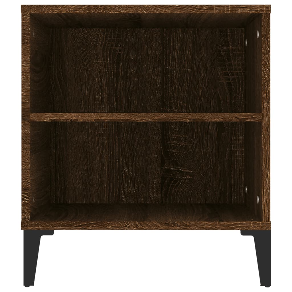 TV-taso ruskea tammi 102x44,5x50 cm tekninen puu - Sisustajankoti.fi