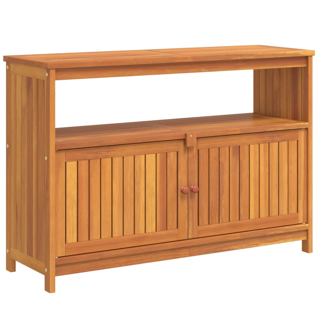 Konsolipöytä ulos 110x35x75 cm täysi akasiapuu - Sisustajankoti.fi