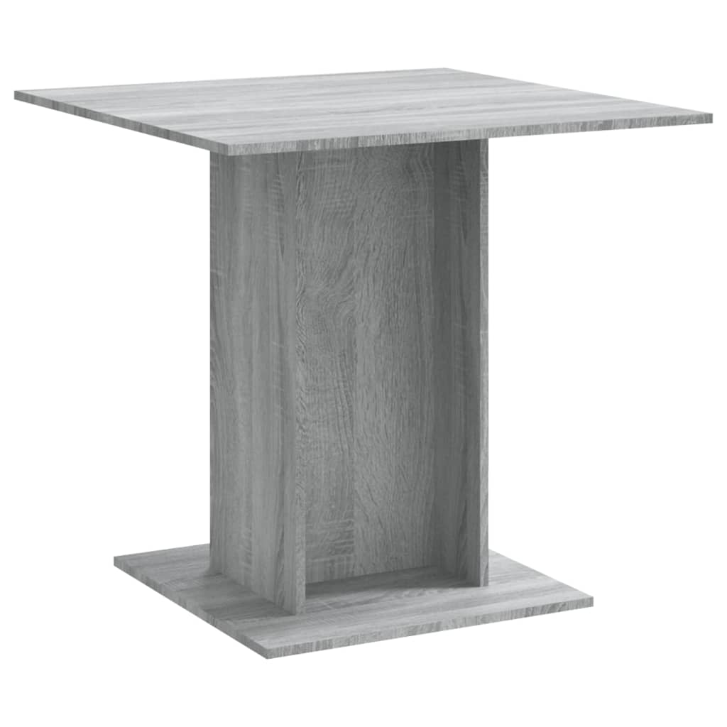 Ruokapöytä harmaa Sonoma 80x80x75 cm tekninen puu - Sisustajankoti.fi