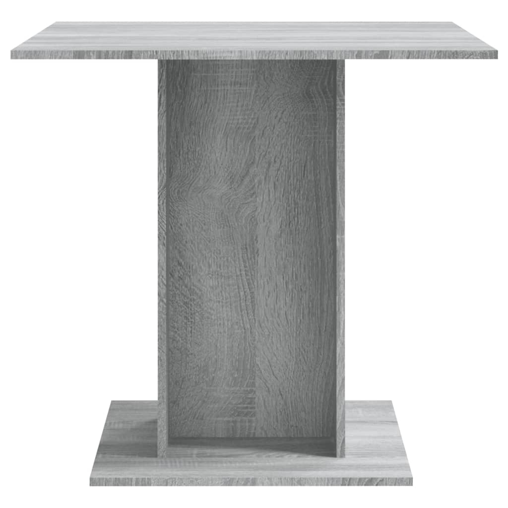 Ruokapöytä harmaa Sonoma 80x80x75 cm tekninen puu - Sisustajankoti.fi