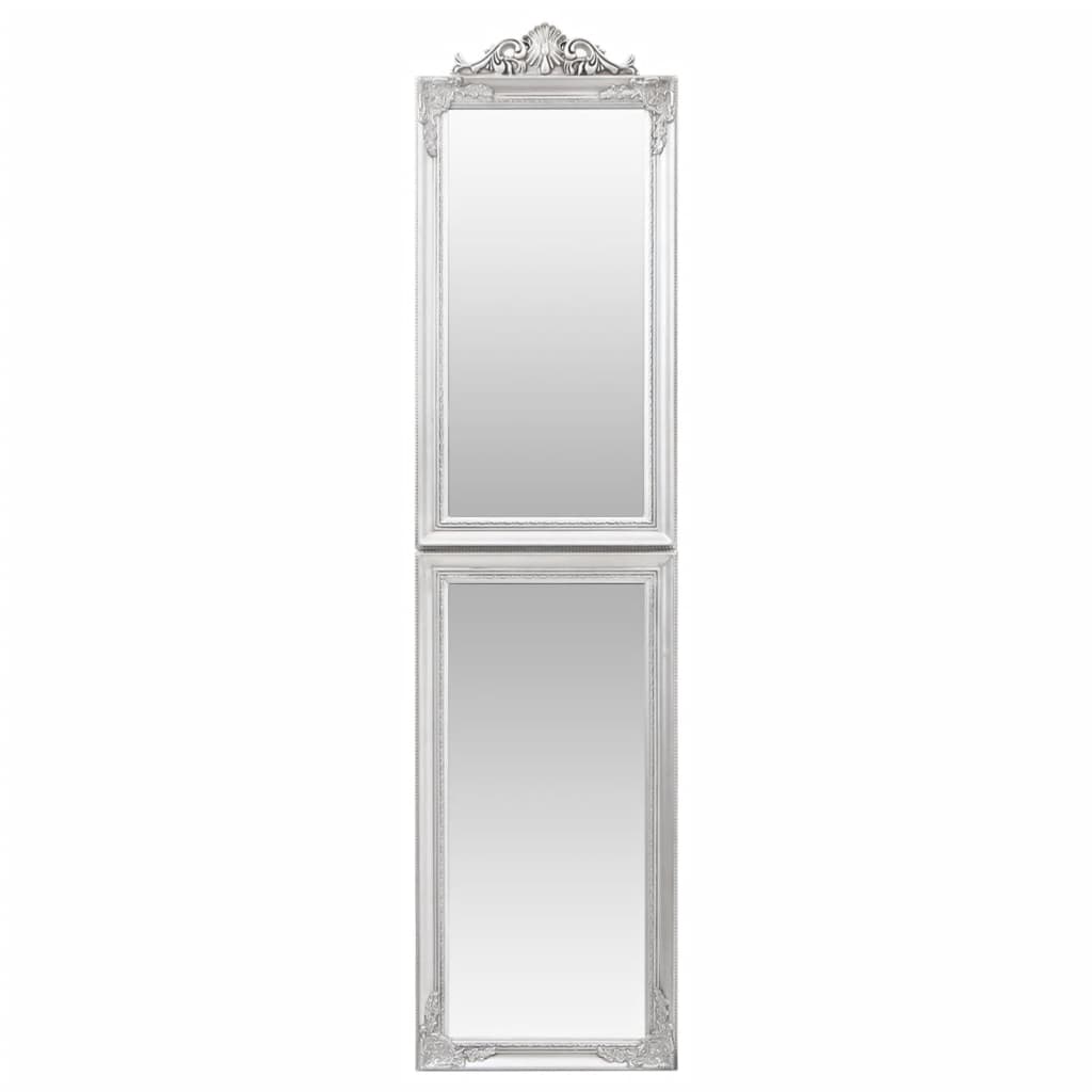 Vapaasti seisova peili hopea 40x160 cm - Sisustajankoti.fi