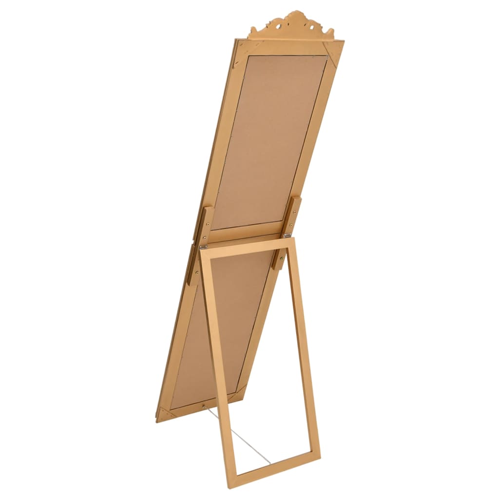 Vapaasti seisova peili kulta 50x200 cm - Sisustajankoti.fi