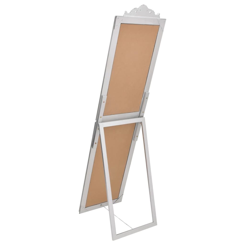 Vapaasti seisova peili hopea 50x200 cm - Sisustajankoti.fi