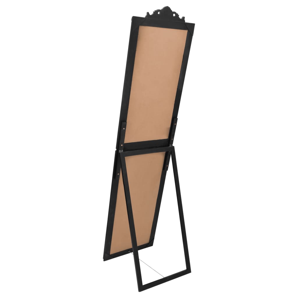 Vapaasti seisova peili musta 50x200 cm - Sisustajankoti.fi