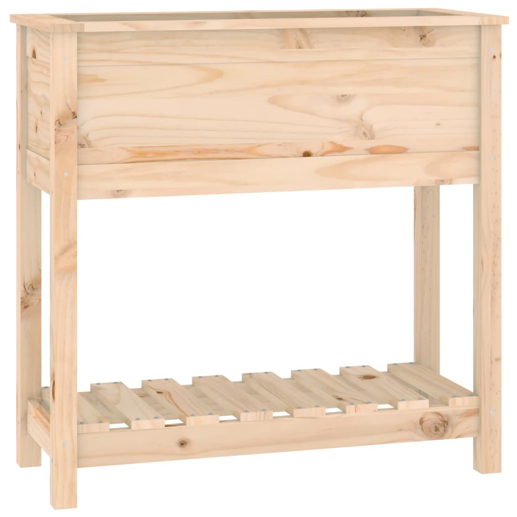 Kukkalaatikko hyllyllä 82,5x34,5x81 cm täysi mänty - Sisustajankoti.fi