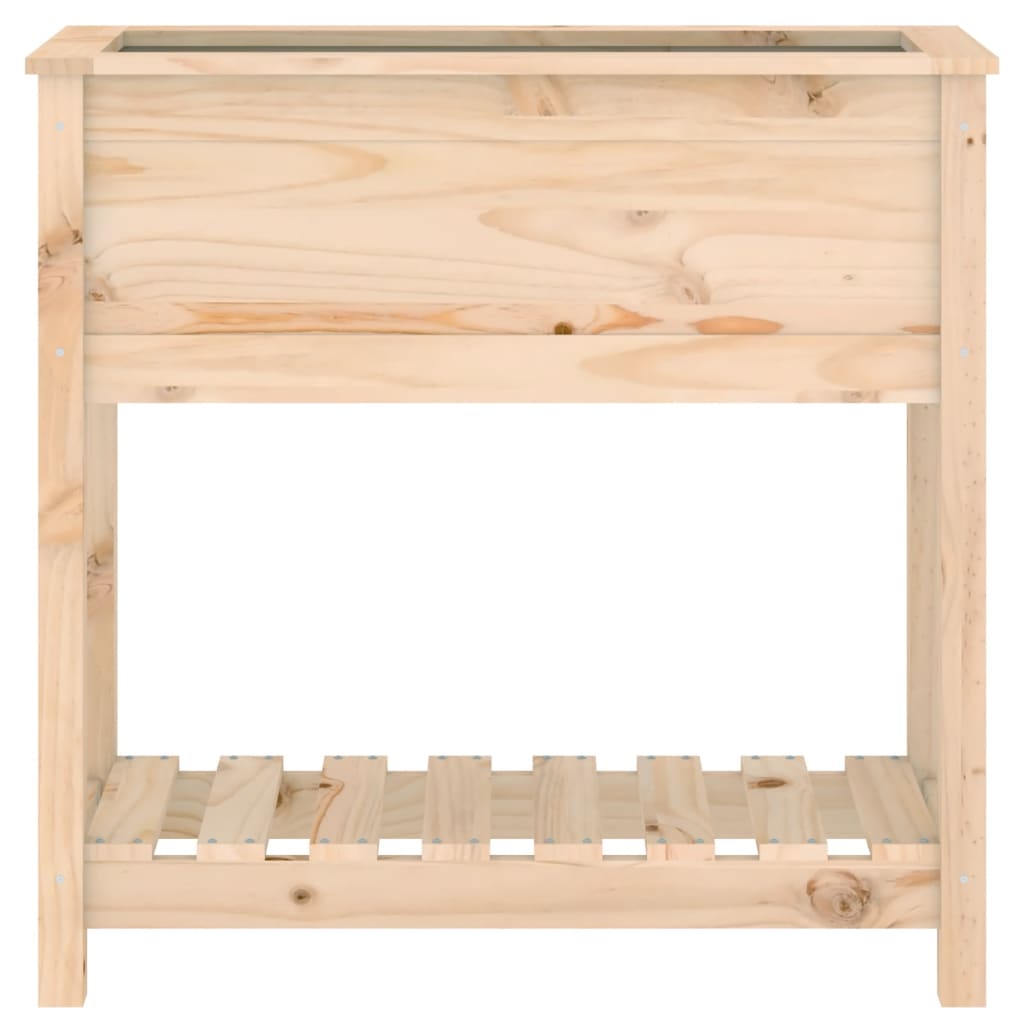 Kukkalaatikko hyllyllä 82,5x34,5x81 cm täysi mänty - Sisustajankoti.fi