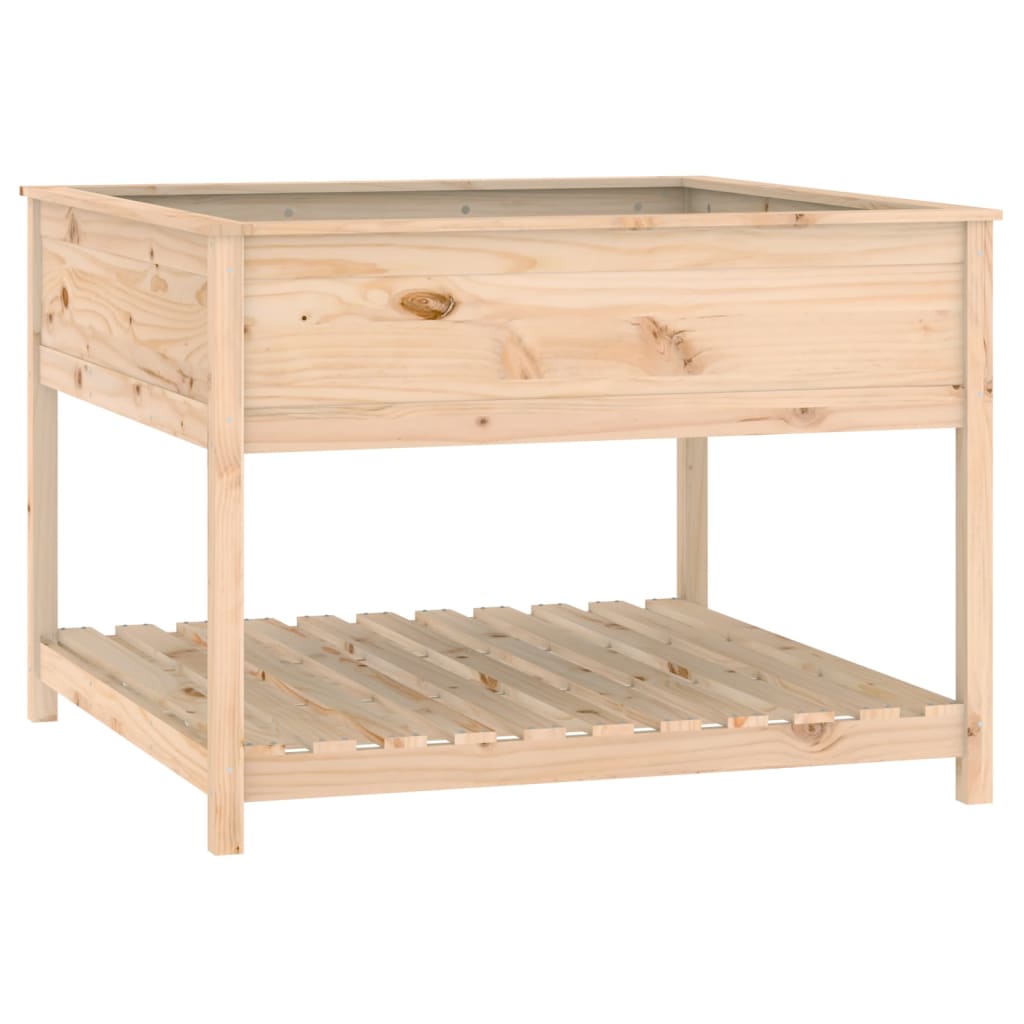 Kukkalaatikko hyllyllä 111,5x111,5x81 cm täysi mänty - Sisustajankoti.fi