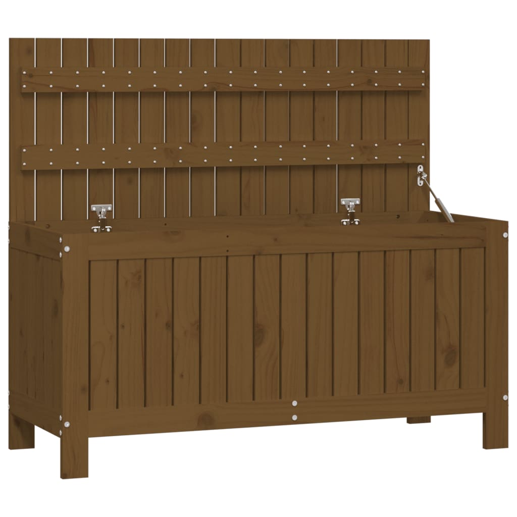 Säilytyslaatikko hunajanruskea 108x42,5x54 cm täysi mänty - Sisustajankoti.fi