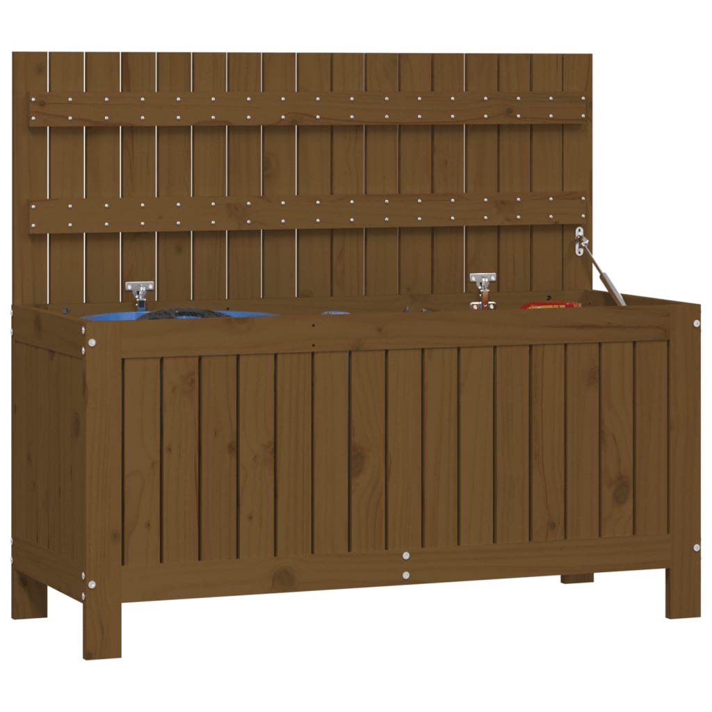 Säilytyslaatikko hunajanruskea 108x42,5x54 cm täysi mänty - Sisustajankoti.fi