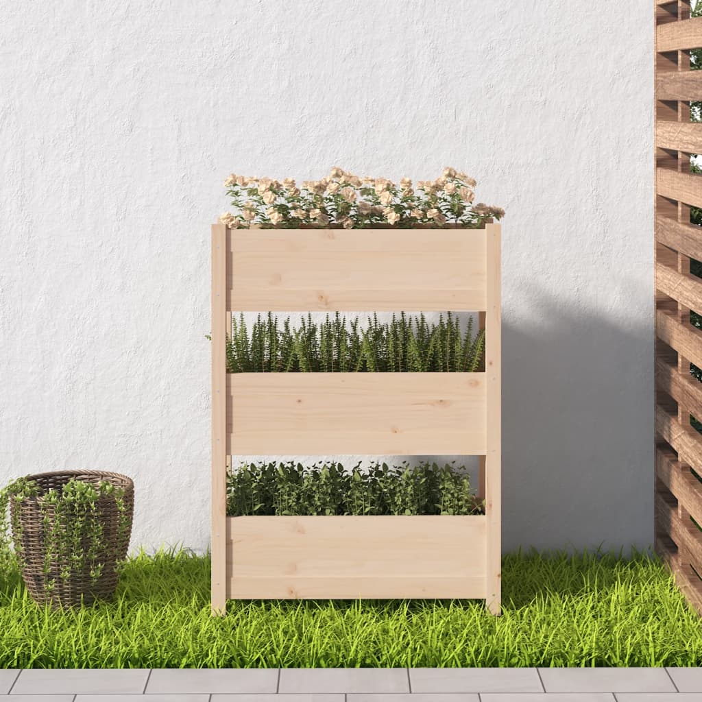 Kukkalaatikko 77x25x104,5 cm täysi mänty - Sisustajankoti.fi