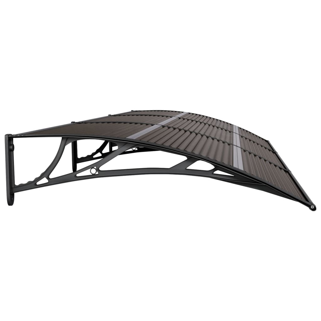 Ovikatos musta 300x100 cm polykarbonaatti - Sisustajankoti.fi