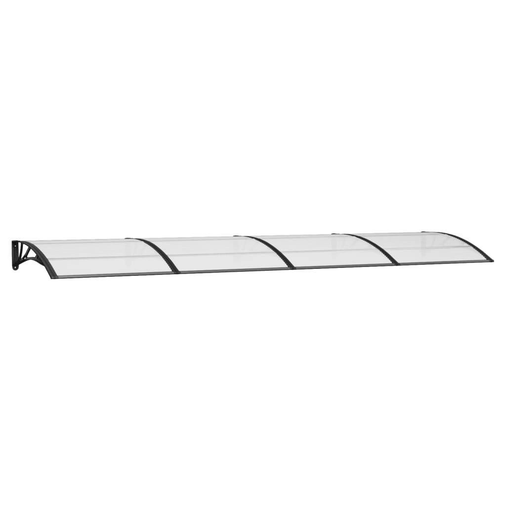 Ovikatos musta 400x100 cm polykarbonaatti - Sisustajankoti.fi