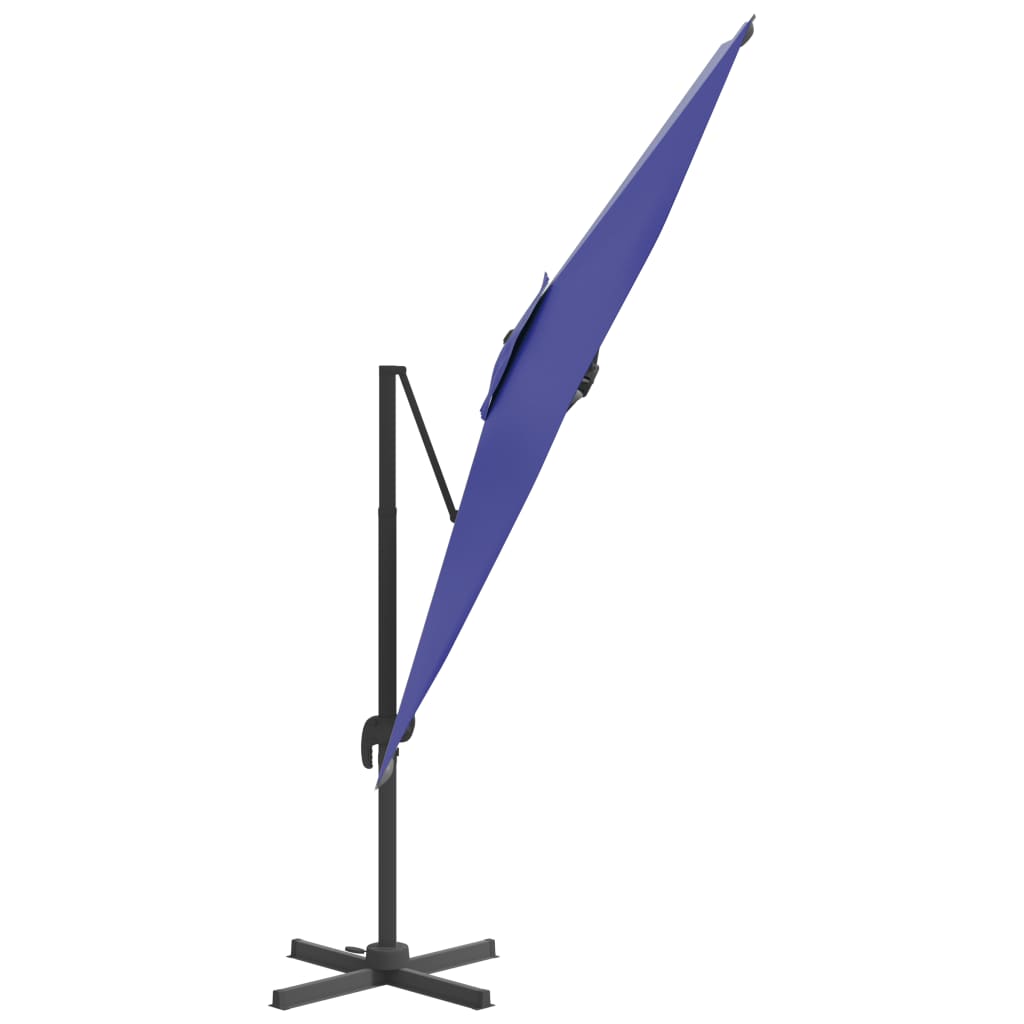 Riippuva LED-aurinkovarjo taivaansininen 400x300 cm - Sisustajankoti.fi