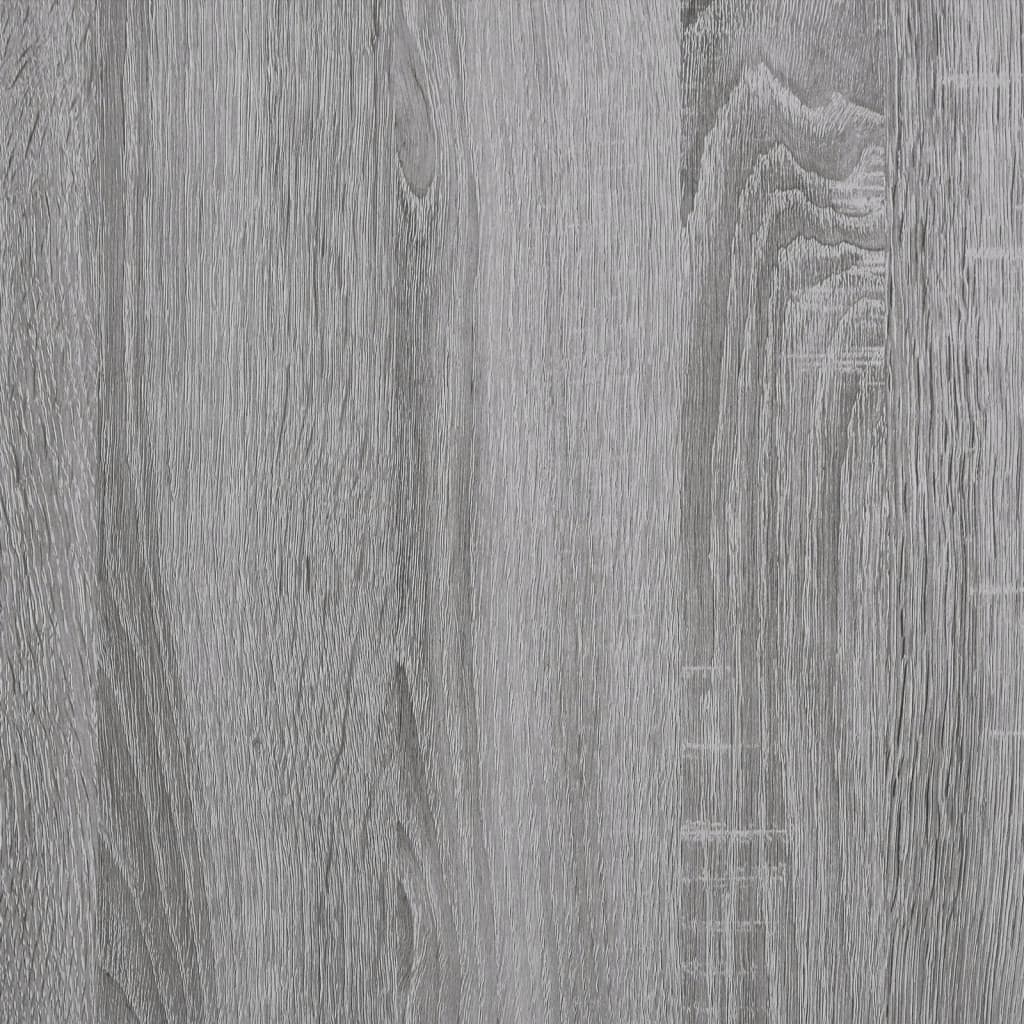 Työpöytä laatikoilla harmaa Sonoma 102x50x76 cm tekninen puu - Sisustajankoti.fi